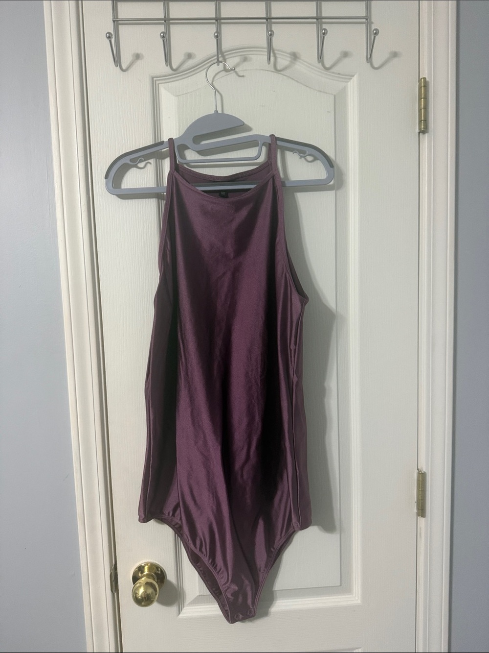 Shiny Nylon halter neck body suit by Torrid size 2X